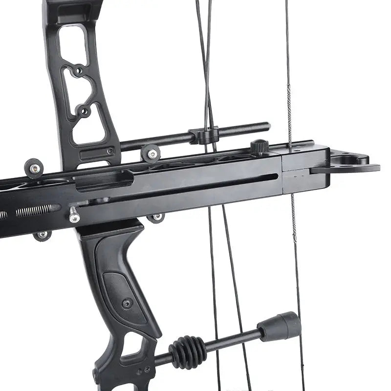 Powerful Slingshot Compound Bow Metal Hunting Catapult Continuous Fire Steel ball and Arrow for Fishing and Shooting