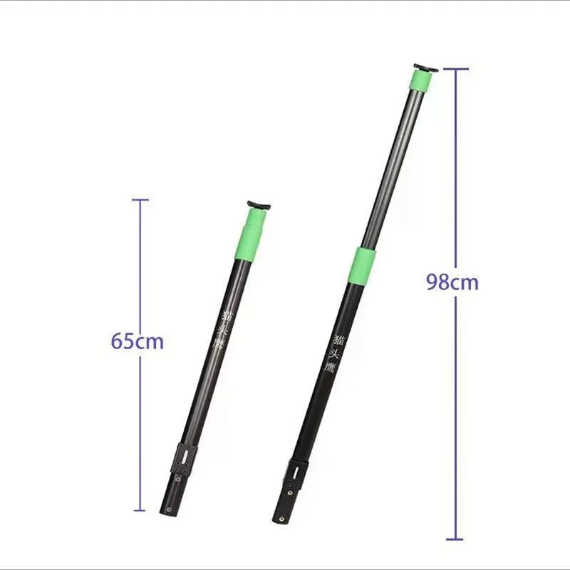 Long straight telescopic slingshot laser aiming super powerful outdoor competitive hunting round flat leather high-power rubber