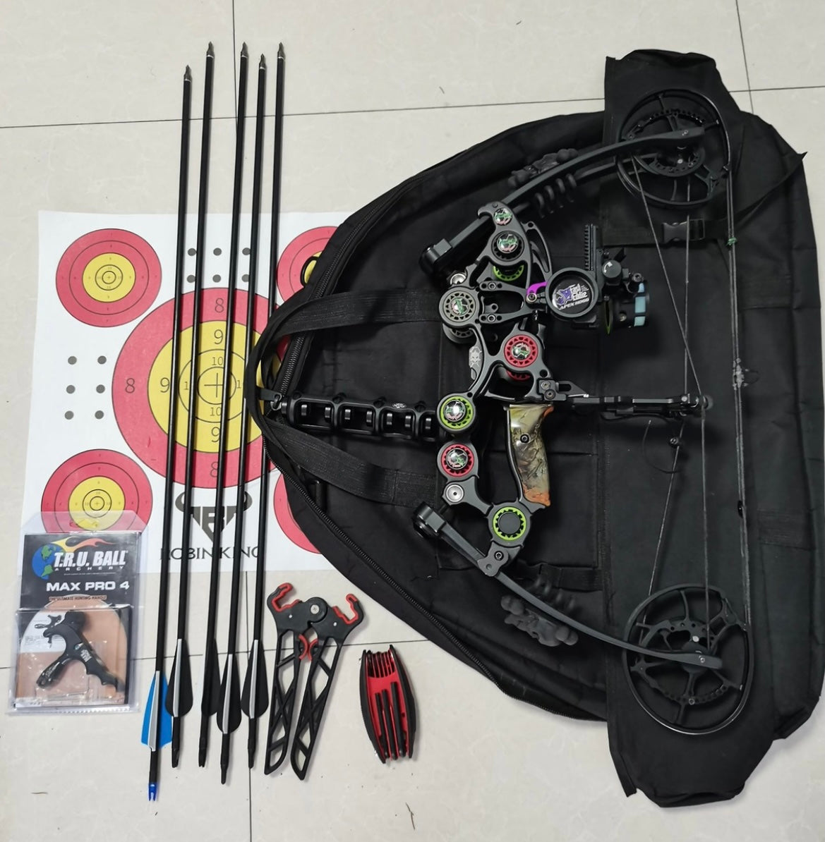 30-65 pound compoundbow bead continuously fires the compound bow steel ball compound bow