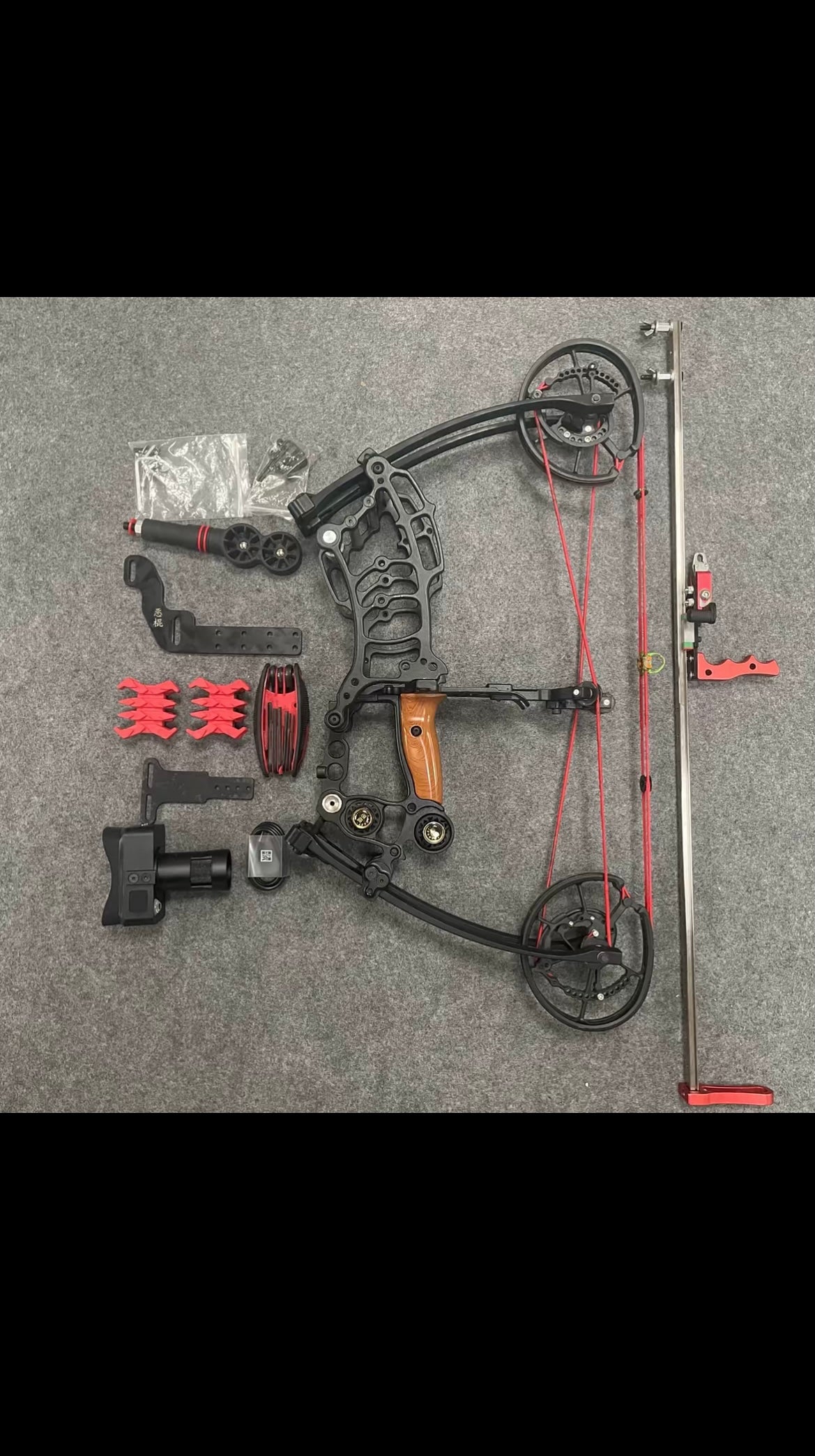Novice auxiliary rod night vision compound bow
