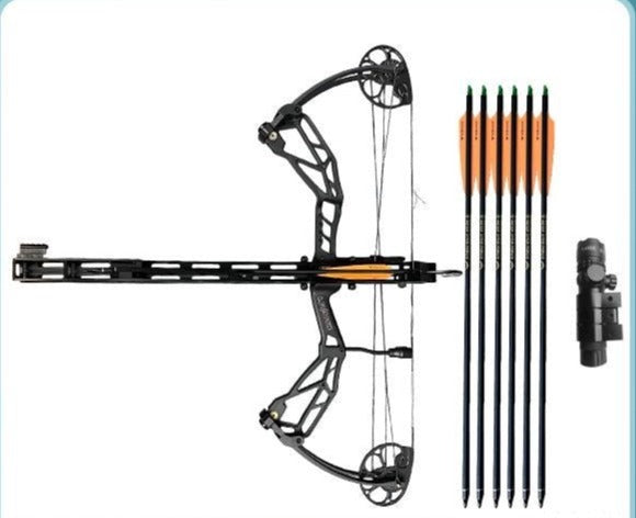 Archery Arrow Track Compound Bow Recurve Bow Arrow Launcher 6pcs Pure Carbon Arrows For Hunting Shooting Launching Orbital