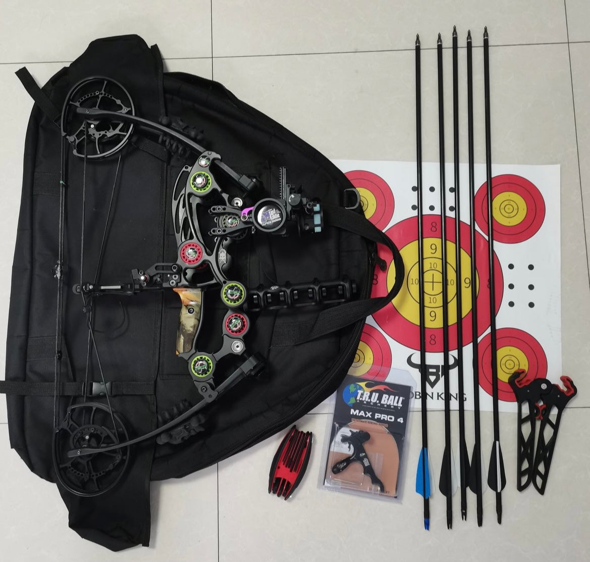 30-65 pound compoundbow bead continuously fires the compound bow steel ball compound bow