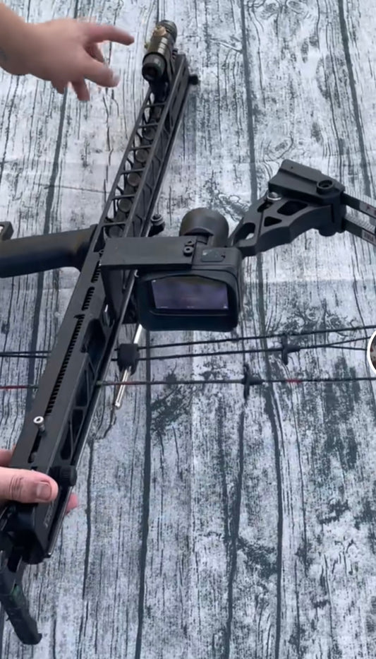 Night vision continnuously firing compound bow