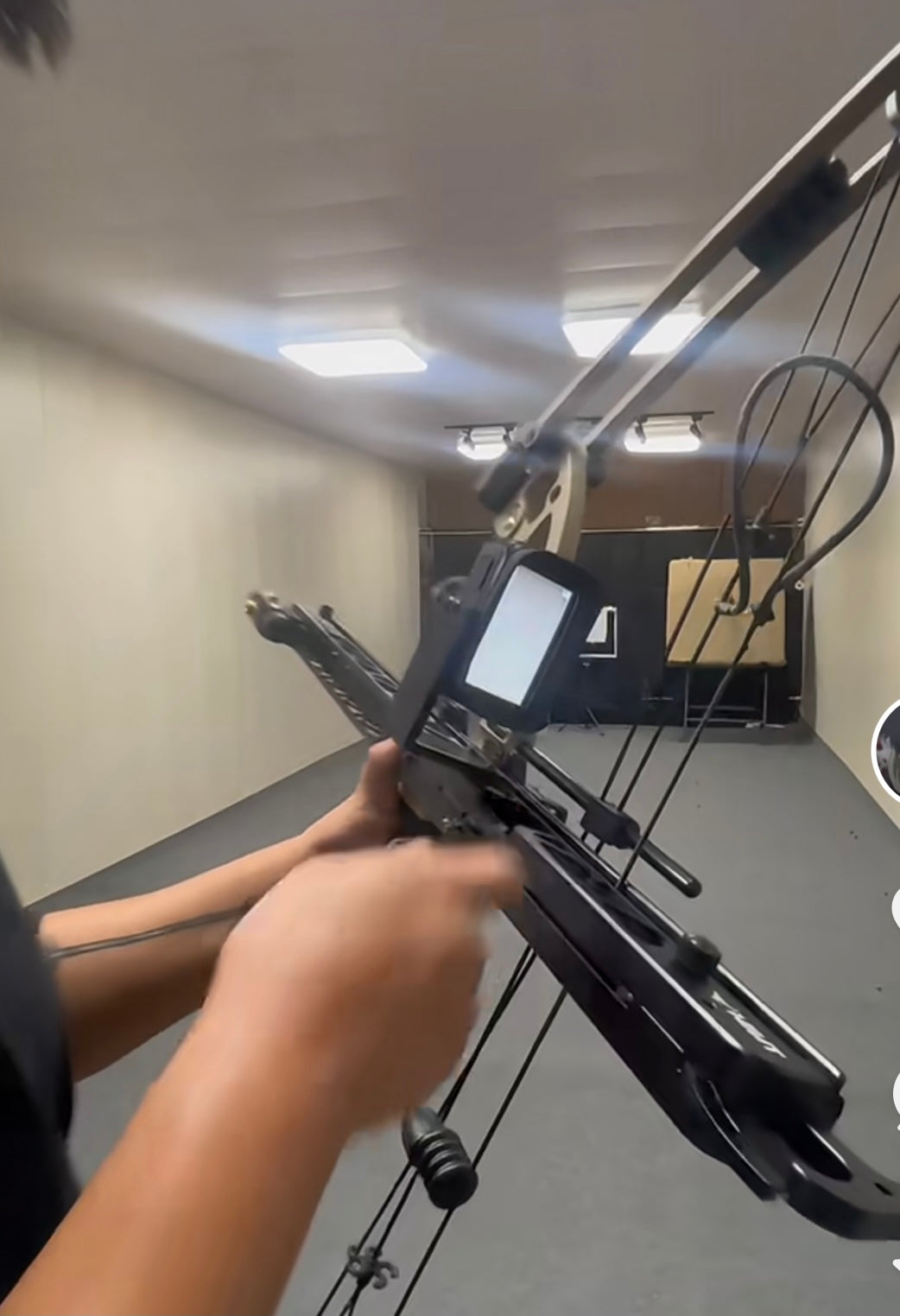 Night vision continnuously firing compound bow