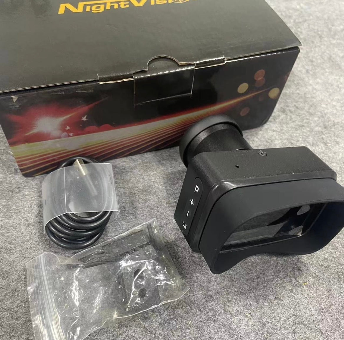 Night vision continnuously firing compound bow