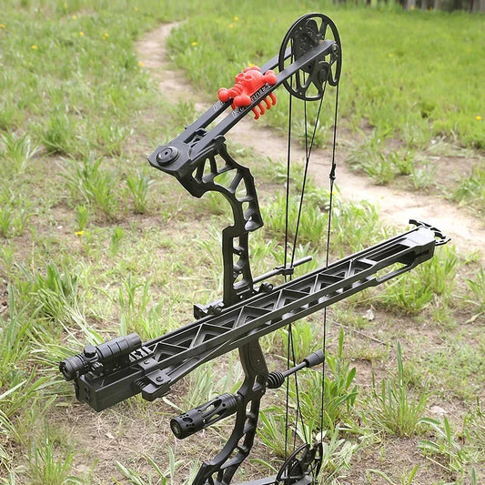 Archery Arrow Track Compound Bow Recurve Bow Arrow Launcher 6pcs Pure Carbon Arrows For Hunting Shooting Launching Orbital