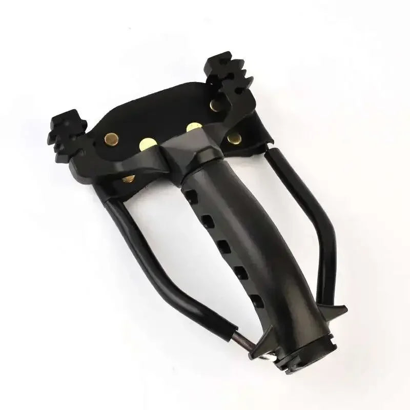 With Wrist Support Power Slingshot Traditional Metal Big Oower Outdoor Hunting Slingsshot Catapult Rubber Band