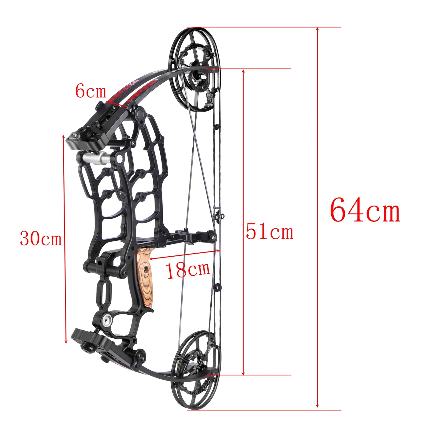 40-65lbs Compound Bow Hunting Archery Steel Ball 340FPS /390FPS High Speed Bow 7075 Aluminum CNC L/R Hands Universal Shooting