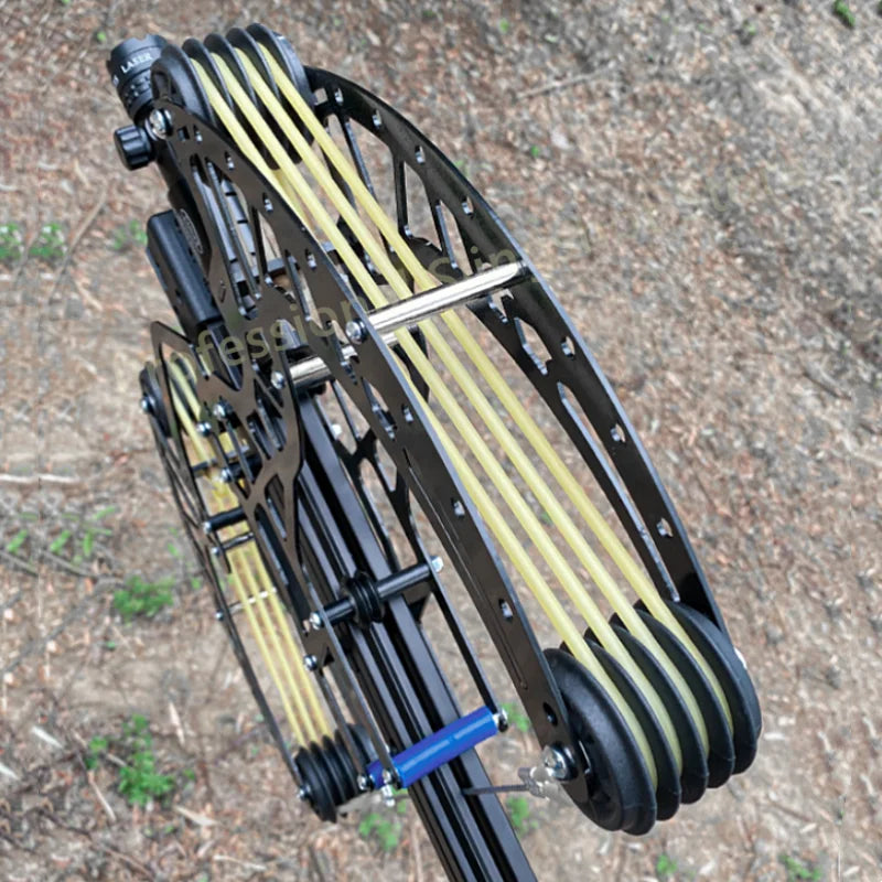 High Power Laser All Metal Slingshot High-precision Hunting Steel Ball Slingshot Composite Bow Steel Mini Composite Bow Set